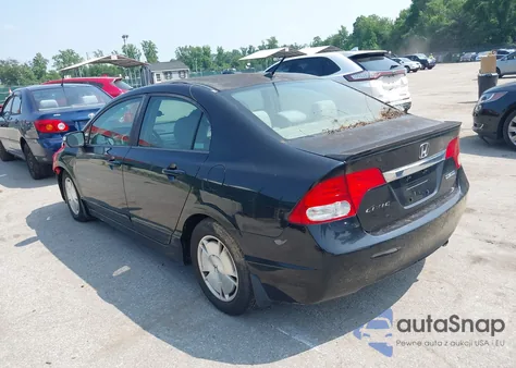 2009 Honda Civic Hybrid Hybrid z USA, uszkodzony, nr VIN JHMFA36249S016638
